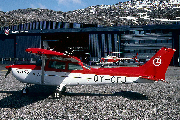 OY-CFJ at Nuuk, Greenland (BGGH)