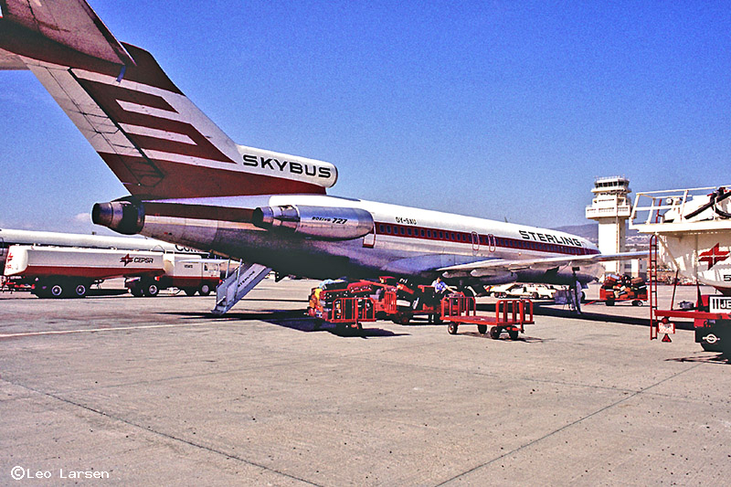 Danish register of civil aircraft - OY-SAU - Boeing 727-2J4