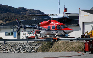 OY-HIF at Qaqortoq/Julianehåb, Greenland