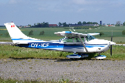 OY-ICF at Randers (EKRD)