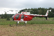 OY-HSA at Himos, Finland