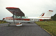 OY-CTZ at Aalborg (EKYT)