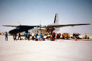 OY-BVH at Ghadames, Libya (HLTD)