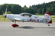 OY-GLS at Barkarby, Sweden (ESKB)