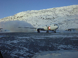 OY-KDL at Kangerlussuaq (BGSF)