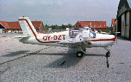 OY-DZT at Aalborg (EKYT)