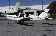 OY-CDB at Aalborg (EKYT)