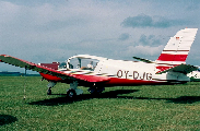 OY-DJG at Middle Wallop, UK (EGVP)