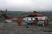 OY-HDT at Saglek, Labrador, Canada