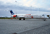 OY-KHU at Oslo-Gardermoen, Norway ENGM