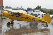 OY-AVG at Pardubice, Czech Republic (LKP