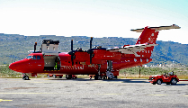 OY-CBU at Kangerlussuaq, Greenland (BGSF