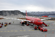 OY-GRN at Kangerlussuaq-Sdr. Strømfjord