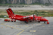 OY-GRG at Kangerlussuaq-Sdr. Strømfjord