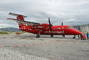 OY-GRJ at Kangerlussuaq-Sdr. Strømfjord