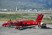 OY-GRJ at Kangerlussuaq-Sdr. Strømfjord