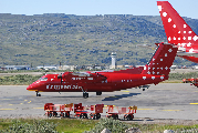 OY-GRK at Kangerlussuaq-Sdr. Strømfjord