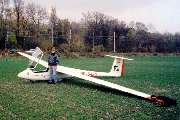 OY-XMN at Gloggnitz, Austria