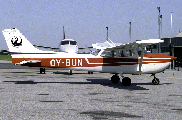 OY-BUN at Aalborg (EKYT)