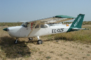 OY-GCD at Casarrubios del Monte, Spain 