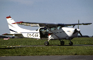 OY-CJG at Aalborg (EKYT)