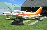 OY-CGV at Ringsted (EKRS)