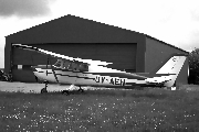 OY-AEH at Aalborg (EKYT)