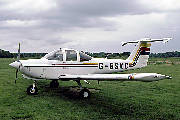 OY-PJB at Panshanger, UK (EGLG)