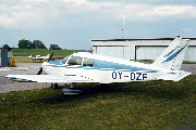 OY-DZF at Grønholt (EKGH)