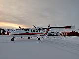 OY-LKI at Kangerlussuaq-Sdr.Strømfjord