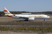 OY-VKF at Stockholm-Arlanda, Sweden