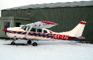 OY-CJG at Aalborg (EKYT)