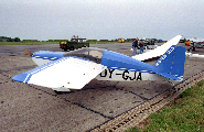 OY-GJA at Aalborg (EKYT)