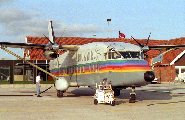 OY-MMA at Aalborg (EKYT)