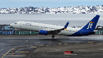 OY-JZT at Nuuk (BGGH)