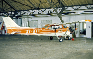 OY-RYF at Aalborg (EKYT)