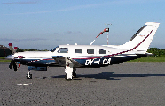 OY-LDA at Aalborg (EKYT)