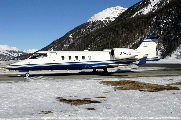 OY-LGI (1) at Samedan / St. Moritz, Schweiz