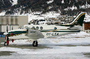 OY-LSA at Samedan, Switzerland LSZS