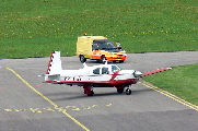 OY-EAY at Lelystad, Netherlands (EHLE)