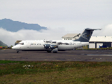 OY-FJE at Vagar, Faroe Islands (EKVG)