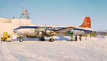 OY-FAJ at Cape Dyer, Canada