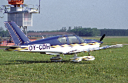 OY-CDH at Aalborg (EKYT)