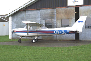 OY-BJF at Randers (EKRD)