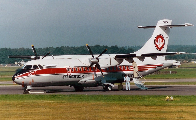 OY-CIC at Farnborough (EGLF), UK