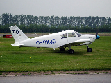 OY-BBZ at Shobdon, UK (EGBS)