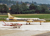 OY-FFD at Innsbruck, Austria (LOWI)