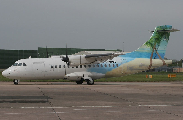 OY-CIB at Manchester (EGCC), UK