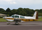 OY-CJE at Thruxton, UK (EGHO)