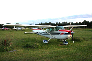 OY-CYK at Kjeller, Norway (ENKJ)